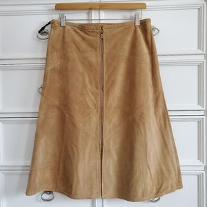 Laundry by Shelli Segal Suede Skirt